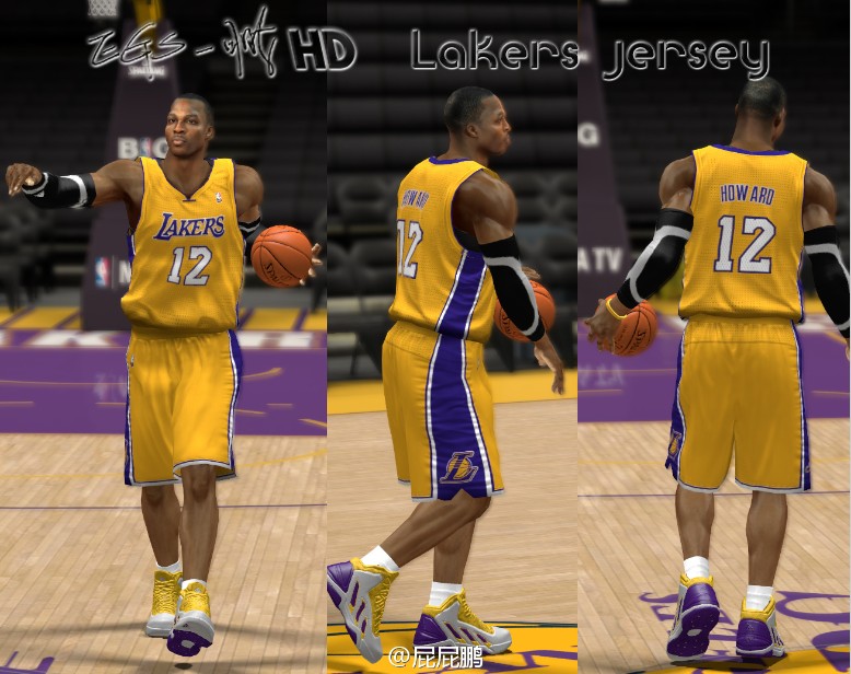 Лейкерс для NBA 2K13,форма Лейкерс NBA 2K13,NBA 2K13 Лейкерс форма