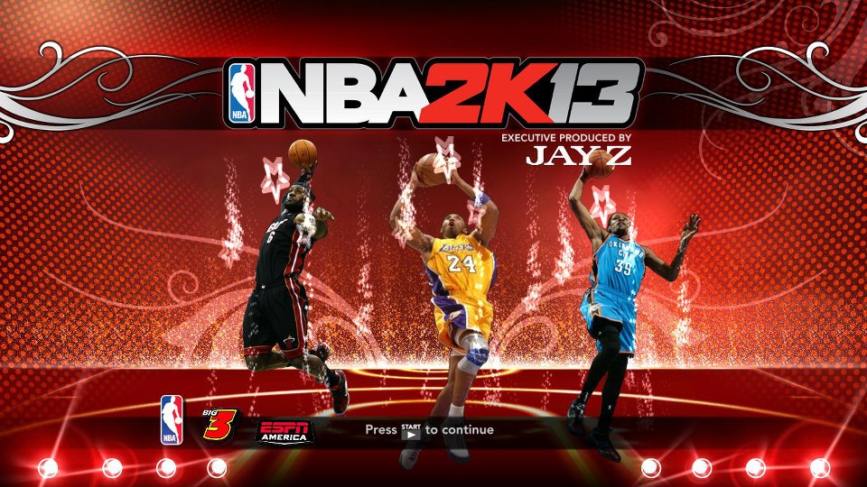 Коби Брайт NBA 2K13, стартовая картинка NBA 2K13